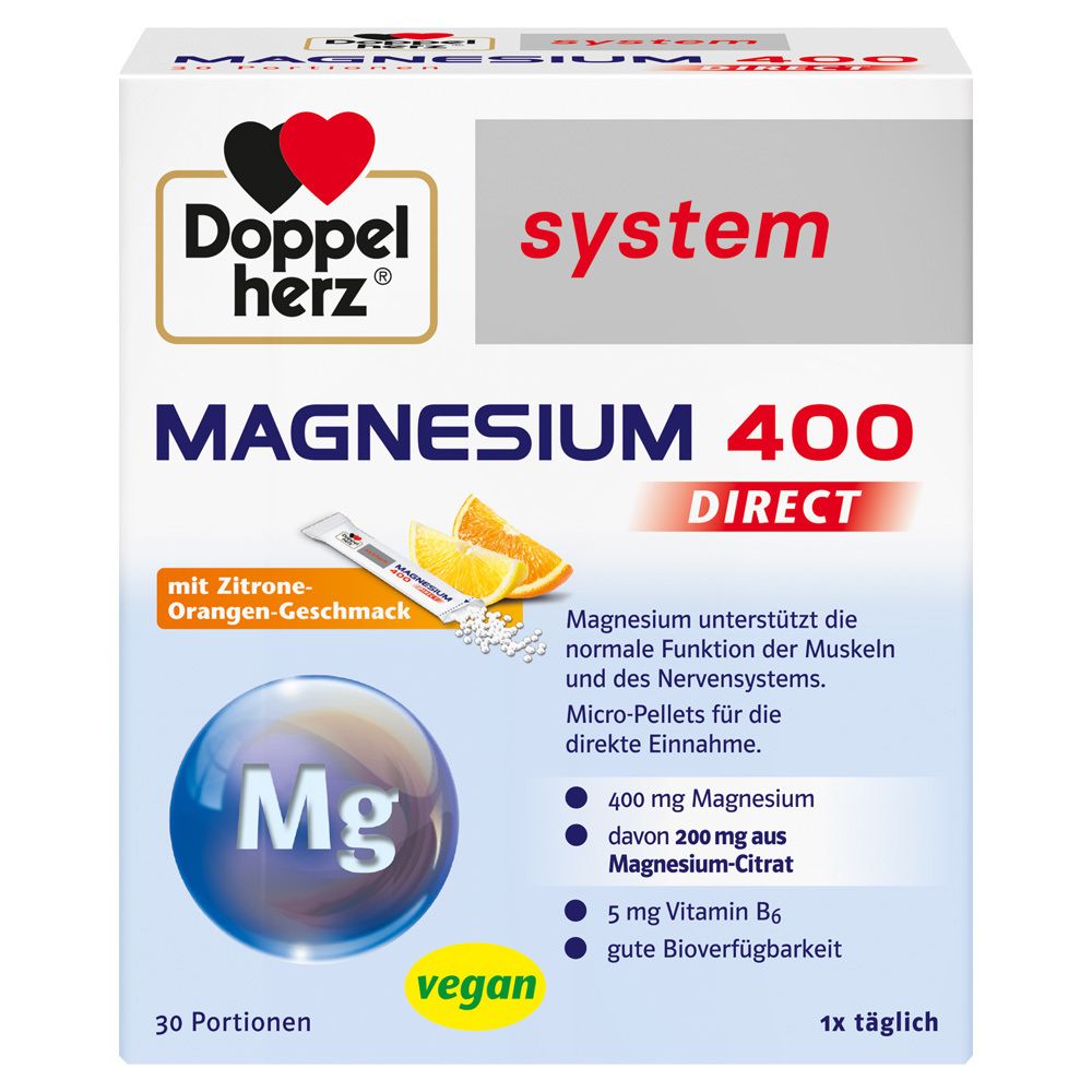 Doppelherz® Magnesium 400 direct 30 St
