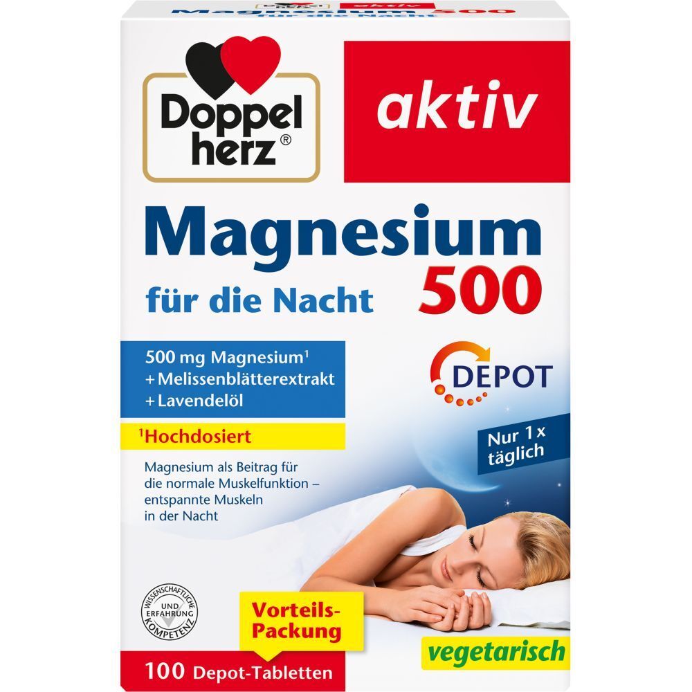 Doppelherz® Magnesium 500 for nighttime 100 St