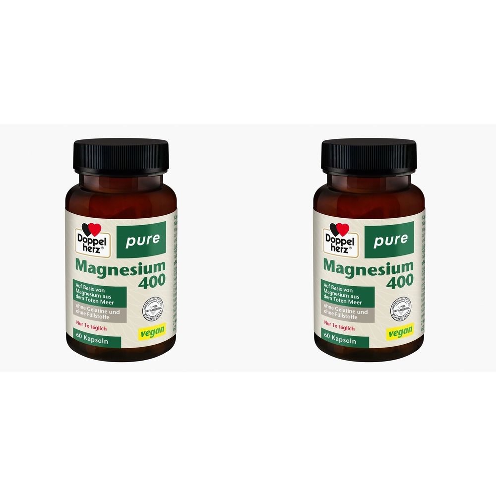 Doppelherz® pure Magnesium 400, 120 capsules