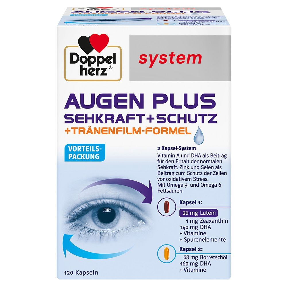 Doppelherz system eyes plus visual power + protection