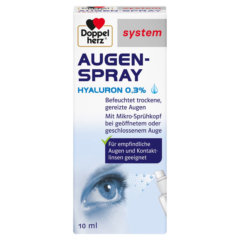 Doppelherz system eye spray hyaluronic acid 0.3%