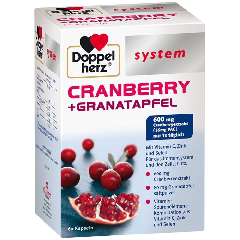 Doppelherz system CRANBERRY + POMEGRANATE