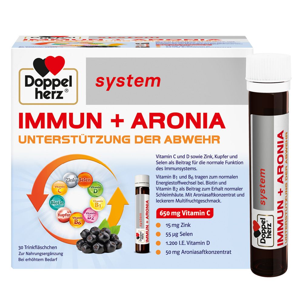 Doppelherz® system IMMUN + ARONIA, 30 capsules