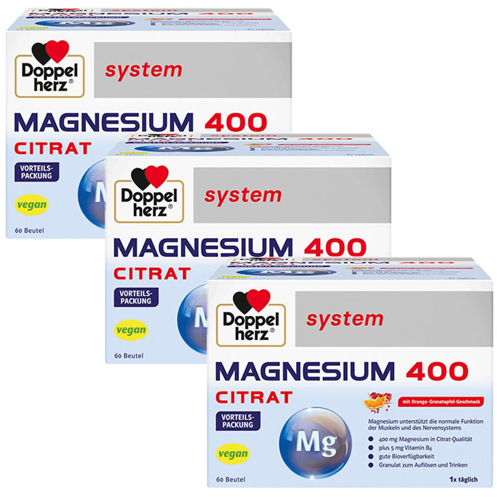 Doppelherz® system MAGNESIUM 400 CITRATE
