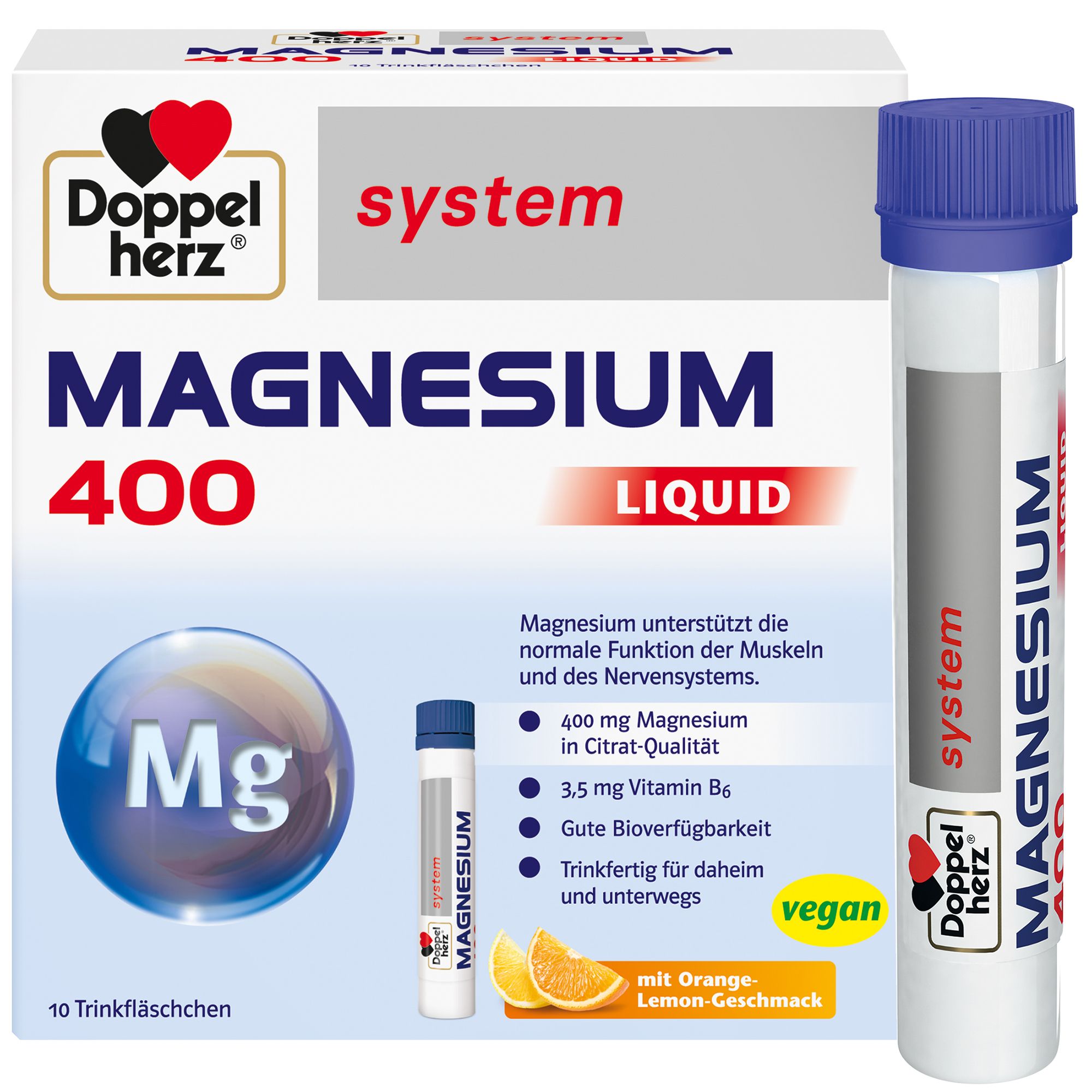 Doppelherz® system Magnesium 400 Liquid 10 St