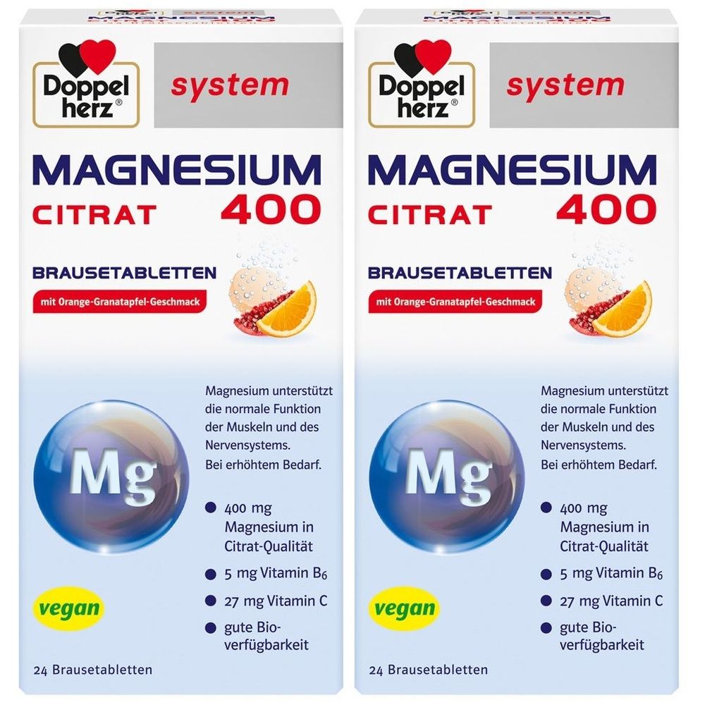 Doppelherz® system MAGNESIUM CITRAT 400, 48 pieces