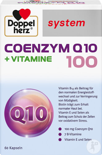 Doppelherz System Coenzyme Q10 100 + Vitamins 60 tablets