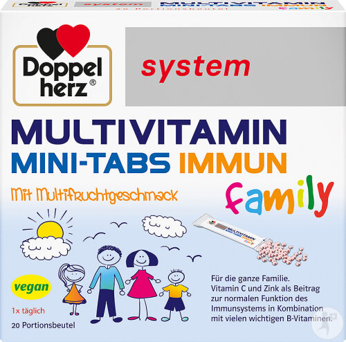 Doppelherz System Multivitamins Mini-Tablets Family 20 pieces