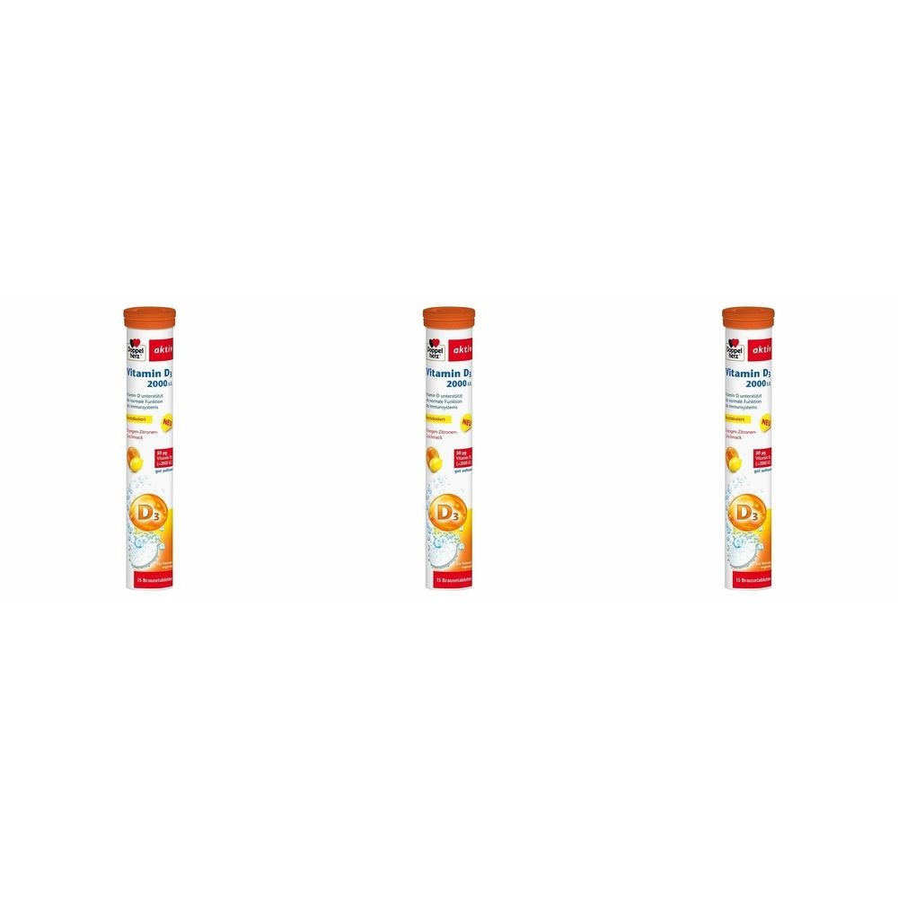 Doppelherz Vitamin D3 2000 IU effervescent 45 tablets