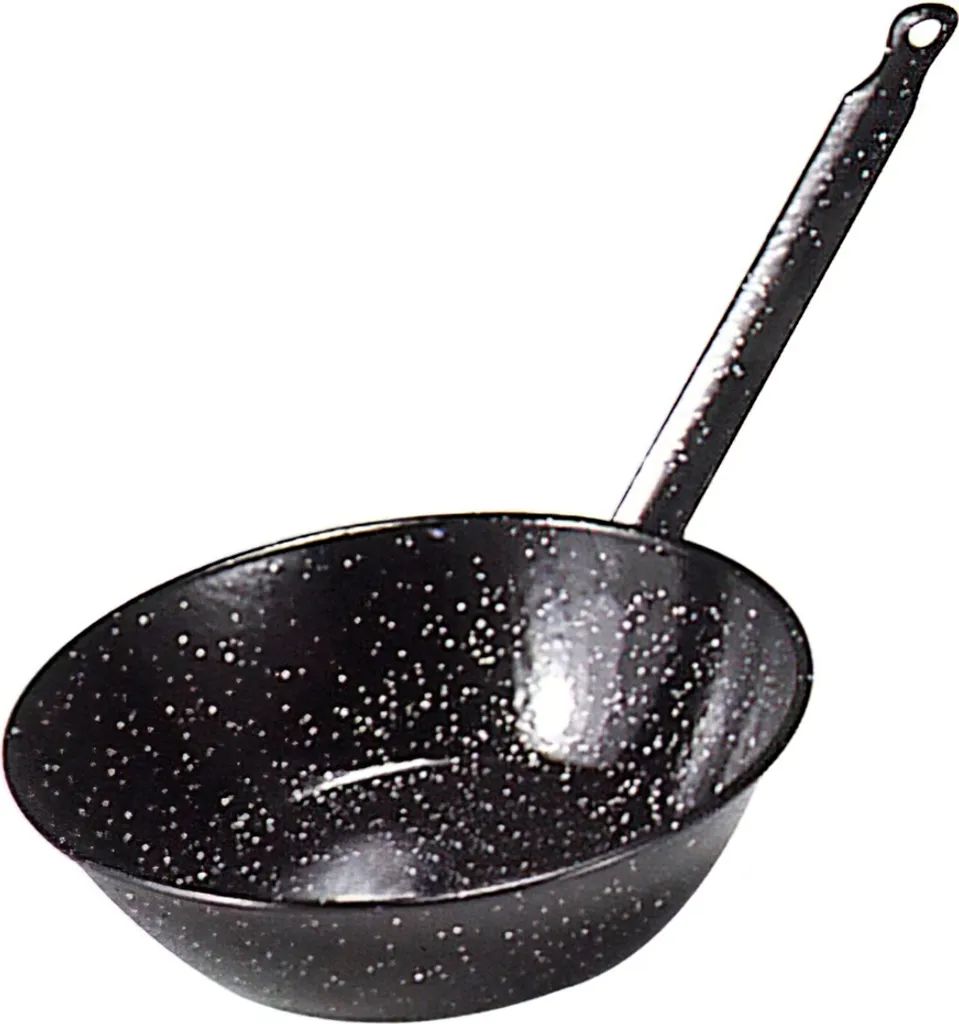 Garcima Double-deep frying pan with enamelled handle, 24 cm.