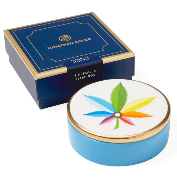 Sinsemilla Hemp Stash Box Multicolor by Jonathan Adler