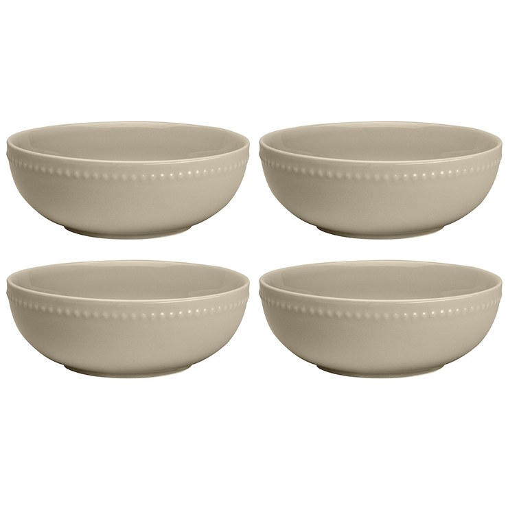 scandi-living Dots breakfast bowl 60cl pack of 4