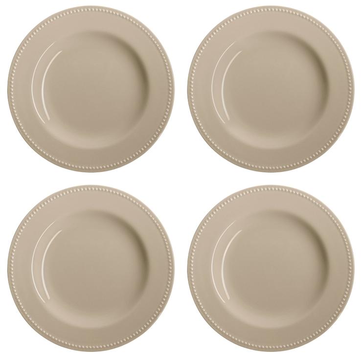 scandi-living Dots Plate 28Cm 4-Pack