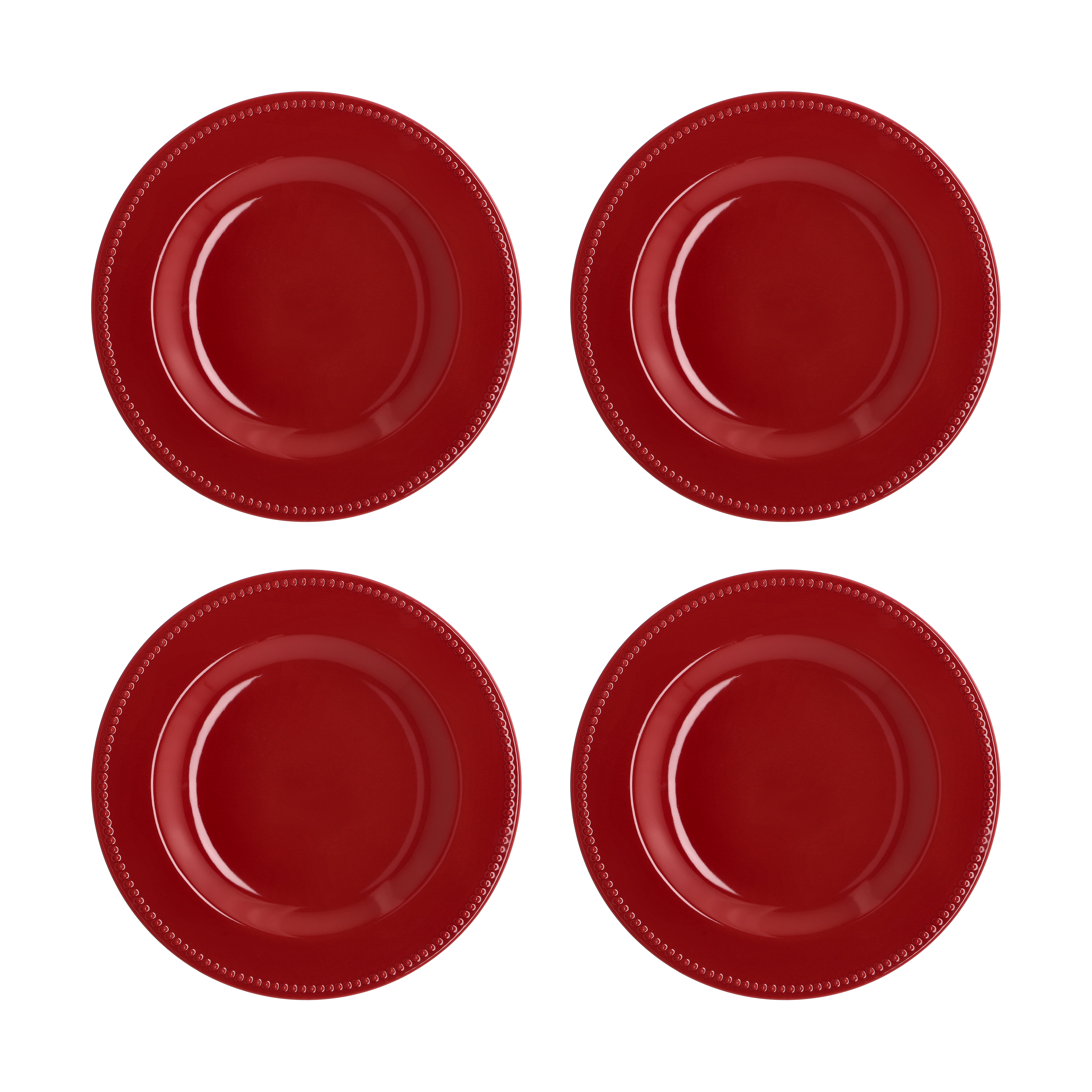 scandi-living Dots plates 28cm 4-pack