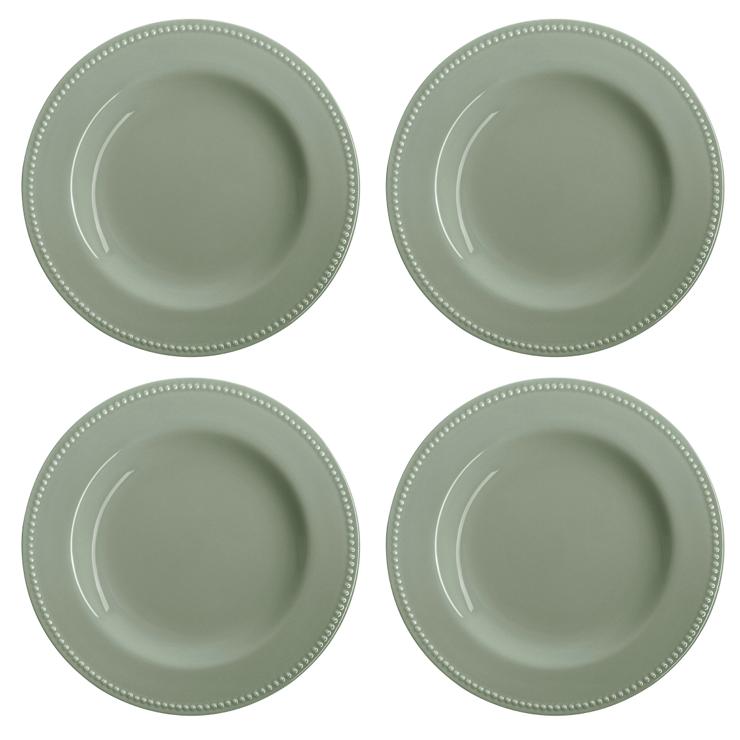 scandi-living Dots Plate 28Cm 4-Pack