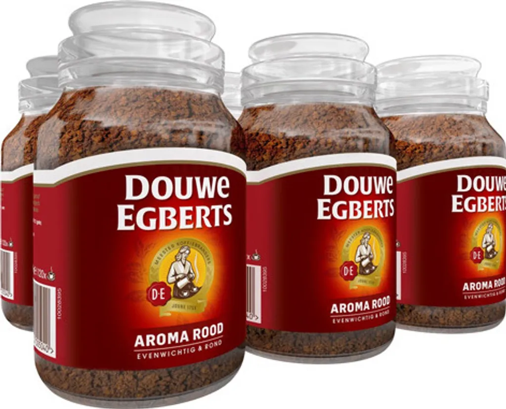 Jacobs Douwe Egberts - Aroma Red Instant Coffee - 6 x 200g