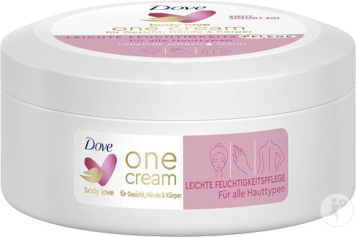 Dove Body Love One Cream Light Moisturizer Jar 250ml