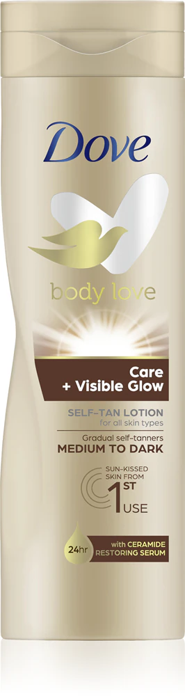 Dove Care & Visible Glow Self-Tanning Milk
