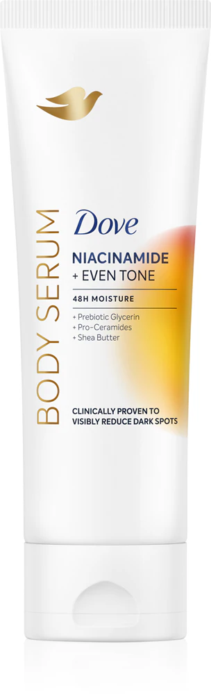 Dove Even Tone Niacinamide Body Serum for hydrated and radiant skin 200ml