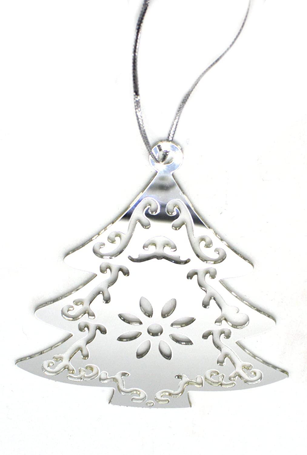 DARO DEKO Daro Decorative Mirrored Christmas Tree Decoration Various Designs Availabl