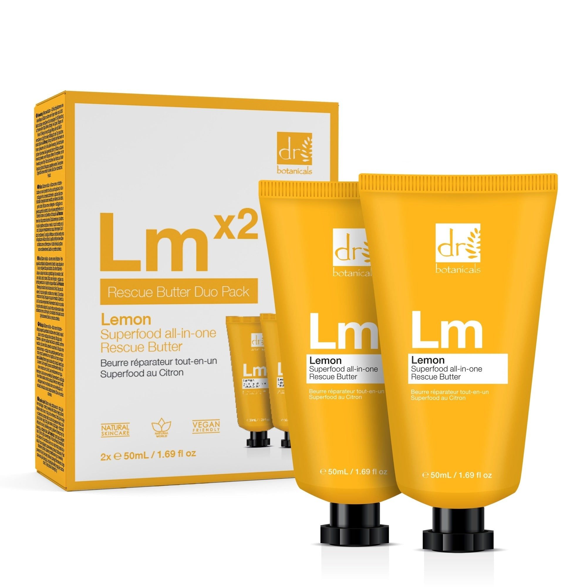 Dr Botanicals Lemon Superfood All-In-One Rescue Butter Duo Pack 100ml 100 ml