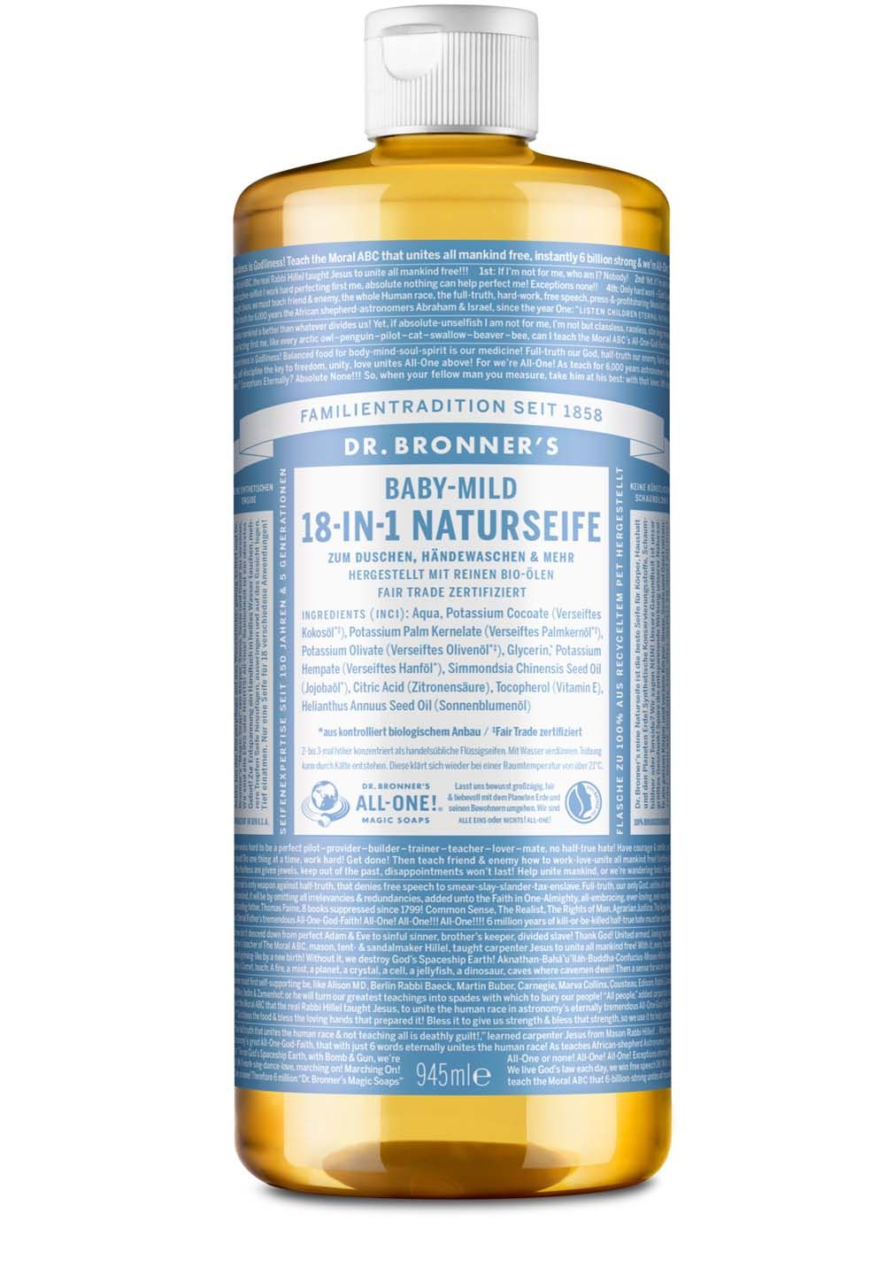 Dr. Bronners 18 in1 Baby Mild (neutral)