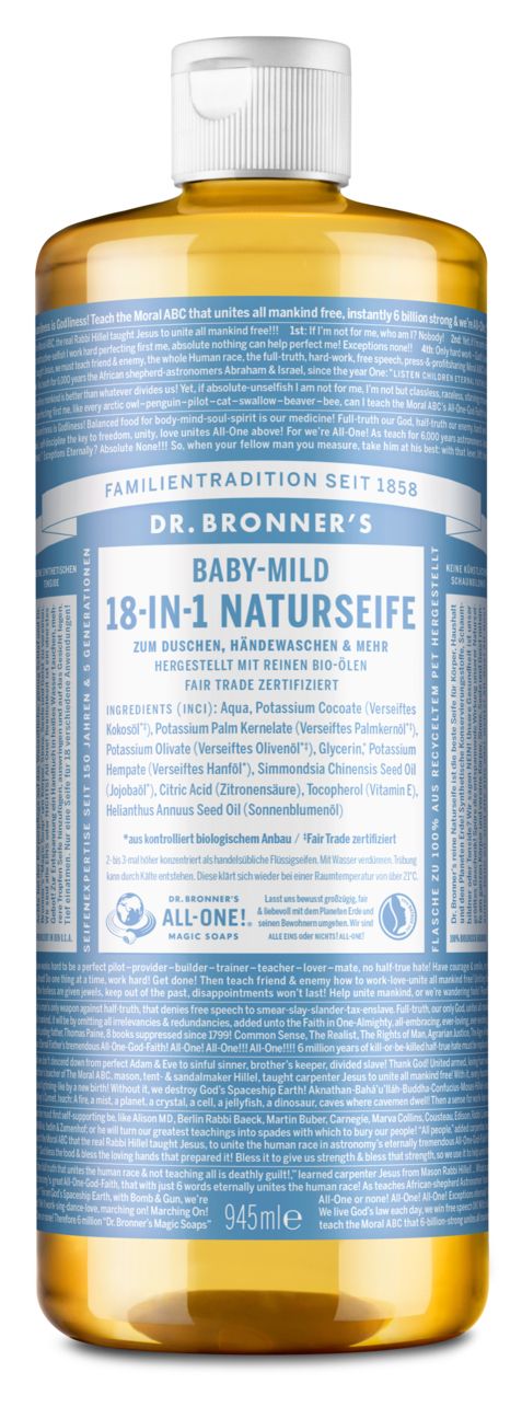 Dr. Bronner's Baby Mild Liquid Soap