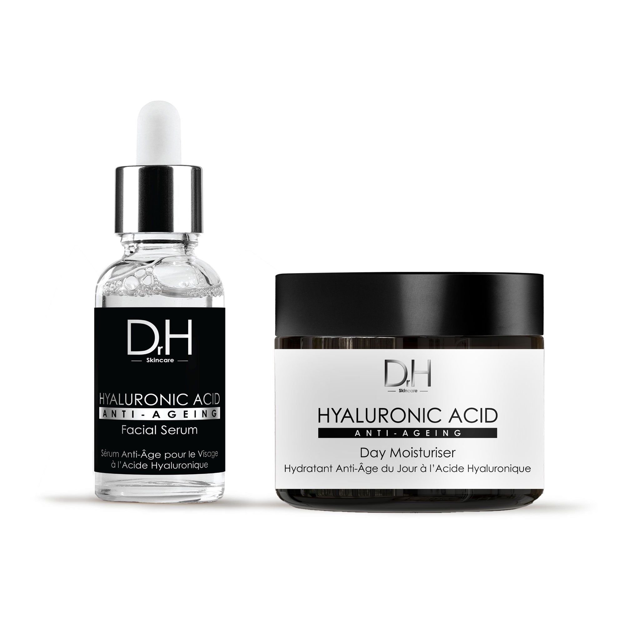 Dr H Anti-Aging Hyaluronic Acid Facial Serum + Day Cream 90 ml