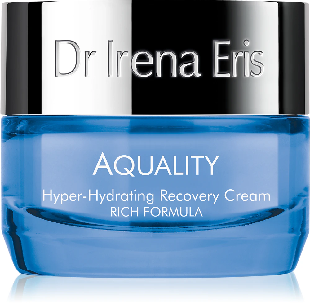 Dr Irena Eris Aquality Hyper-Hydrating Recovery Cream Rich Formula deep moisturizing anti-wrinkle cream