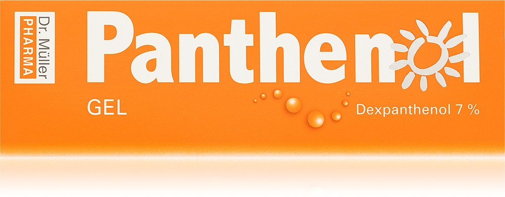 Dr. Müller Panthenol gel 7% Soothing after sun gel for irritated skin