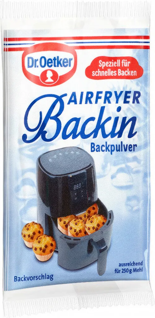 Mega Paradise Dr. Oetker Airfryer Baking Powder 3x11g optimal leavening power 33g