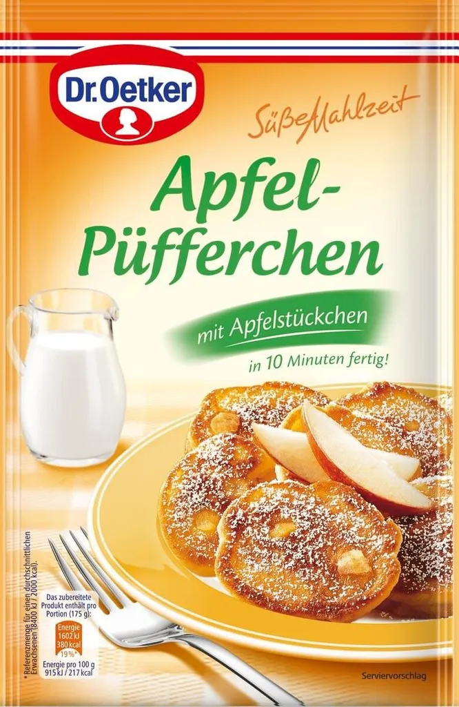 Mega Paradise Dr. Oetker Apple Puff Mix delicious dessert recipe 152g