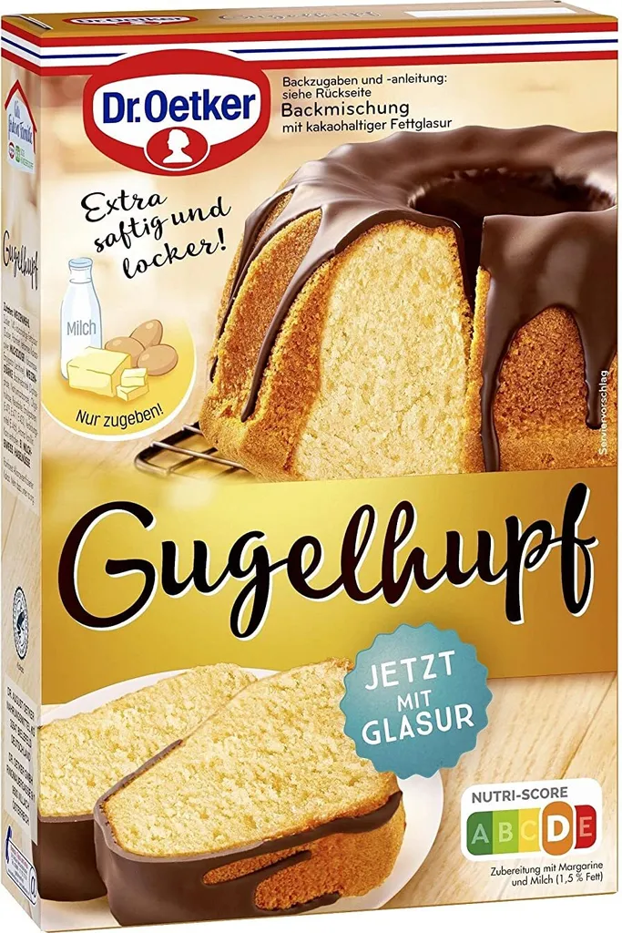 Mega-Paradies Dr. Oetker Gugelhupf Sponge Cake Mix, easy and delicious, 525g