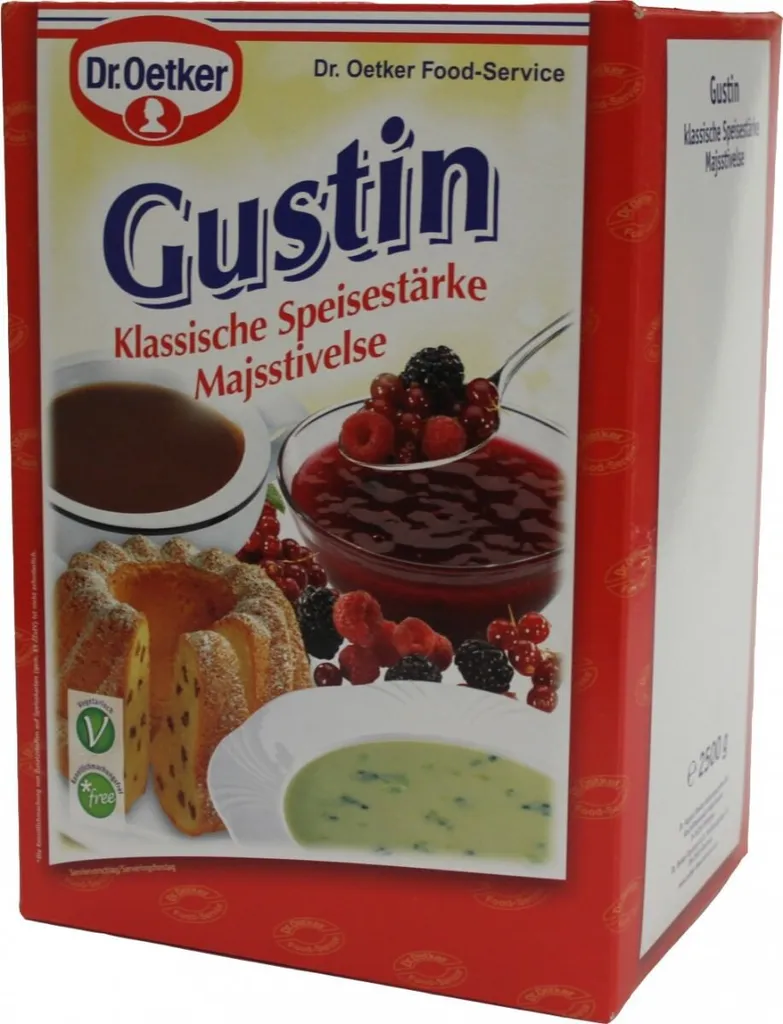 Mega-Paradies Dr. Oetker Gustin fine cornstarch 2.5 kg, 1 pack (1 x 2.5 kg) 5000g