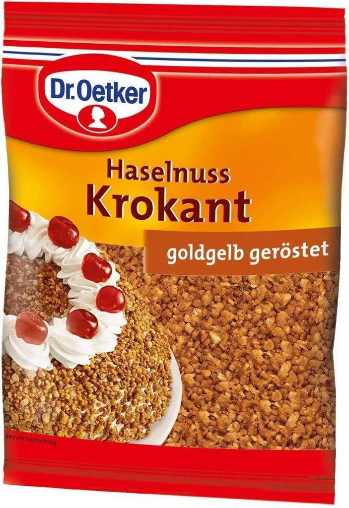 Mega-Paradies Dr. Oetker hazelnut brittle, pack of 5 (5 x 100 g) 500g