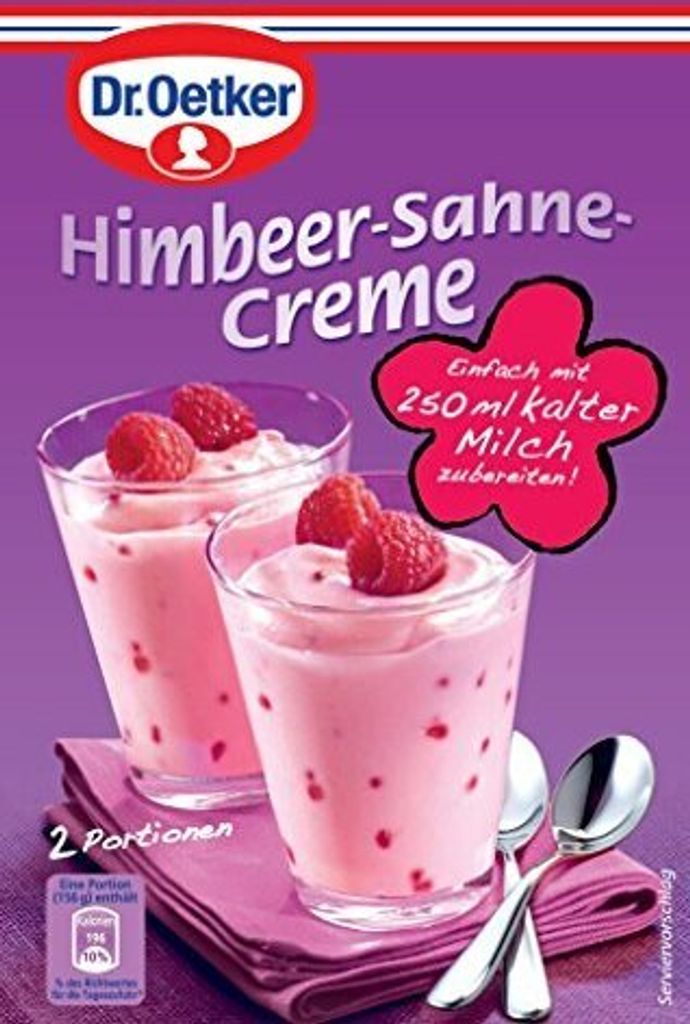 Mega Paradise Dr. Oetker Raspberry Cream 62g
