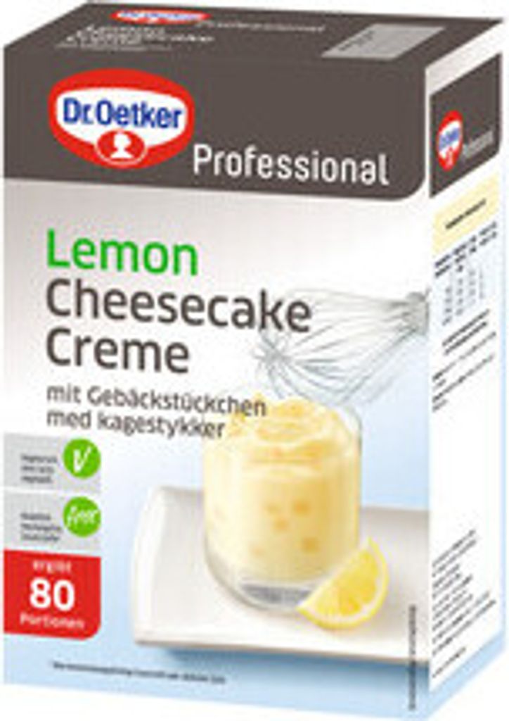 Mega Paradise Dr. Oetker Lemon Cheesecake Cream