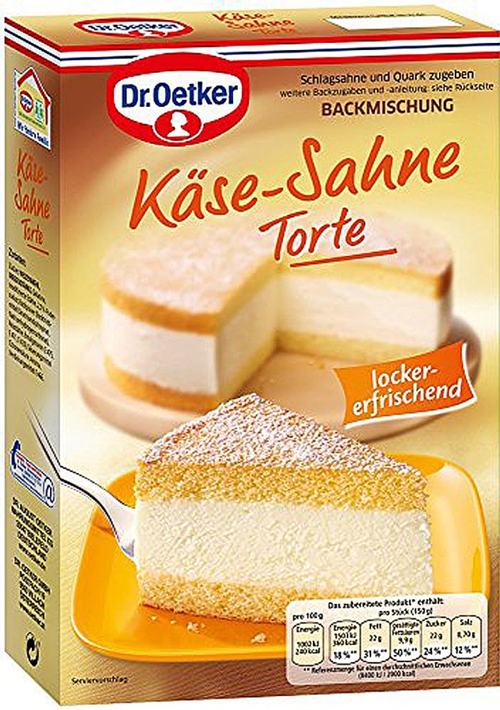 Mega Paradise Dr. Oetker light and refreshing cheesecake 385g 4-pack