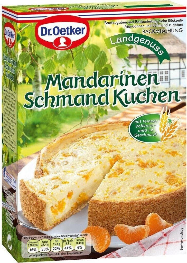 Mega Paradise Dr. Oetker Mandarin Sour Cream Cake, 4-pack