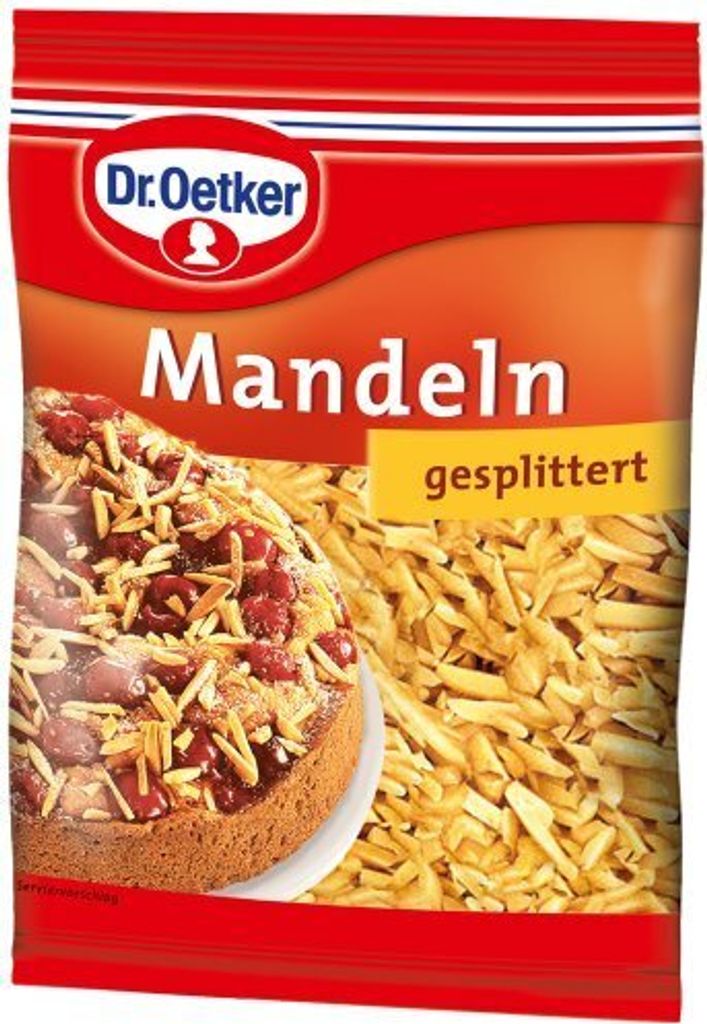 Mega-Paradies Dr. Oetker Sliced ​​Almonds, 5-pack (5 x 100 g) 500g