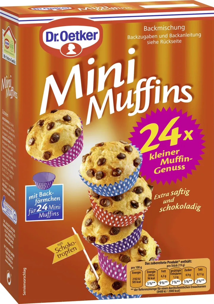 Dr. Oetker - Mini Muffins Baking Mix - 270g