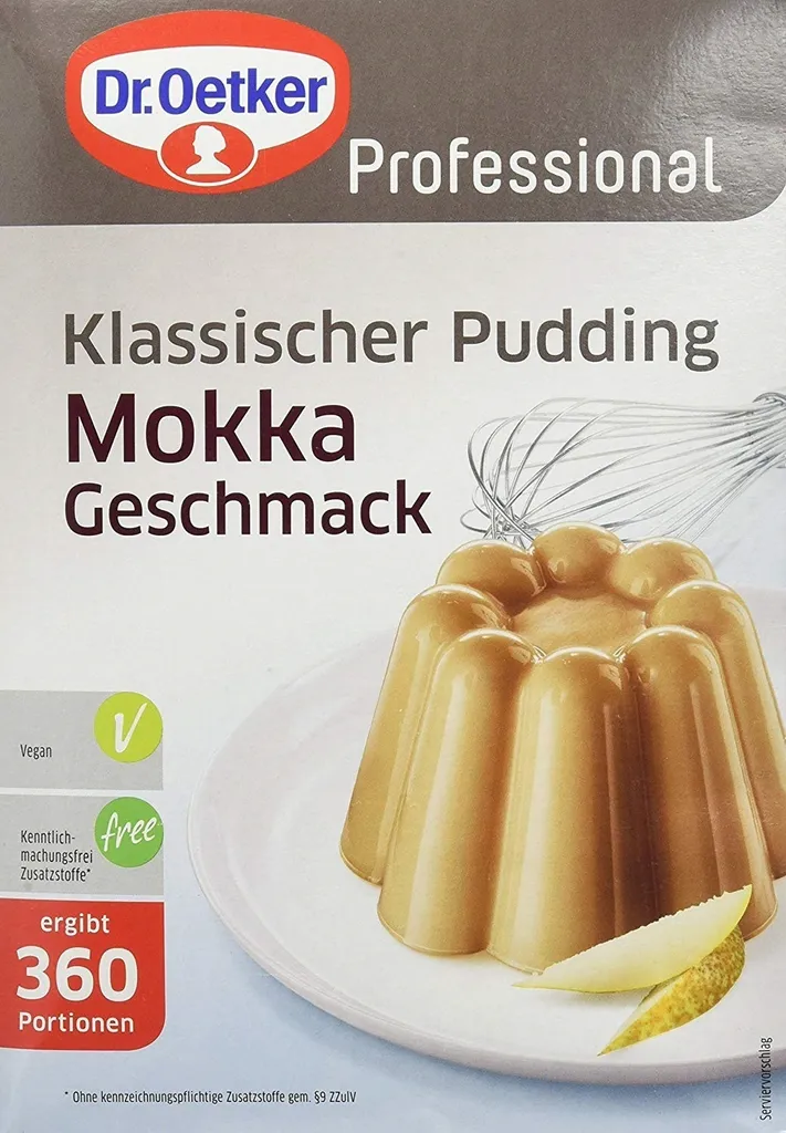 Mega-Paradies Dr.Oetker Mokka Professional Pudding for cooking makes about 360 servings 2500g