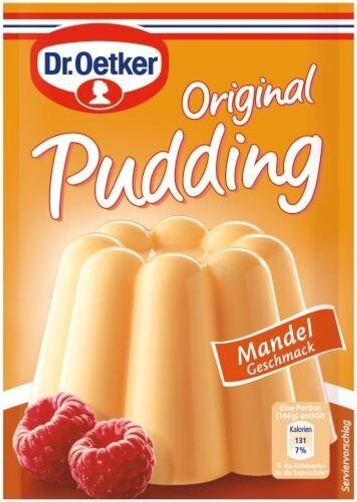 Mega-Paradies Dr. Oetker pudding powder almond pack of 9 1000g