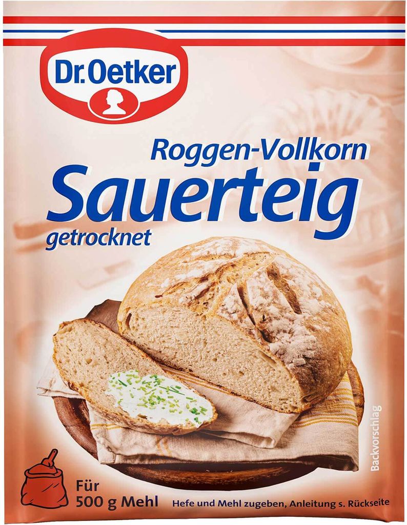 Mega Paradise Dr. Oetker Rye Whole Grain Sourdough Dried Baking Mix 15g