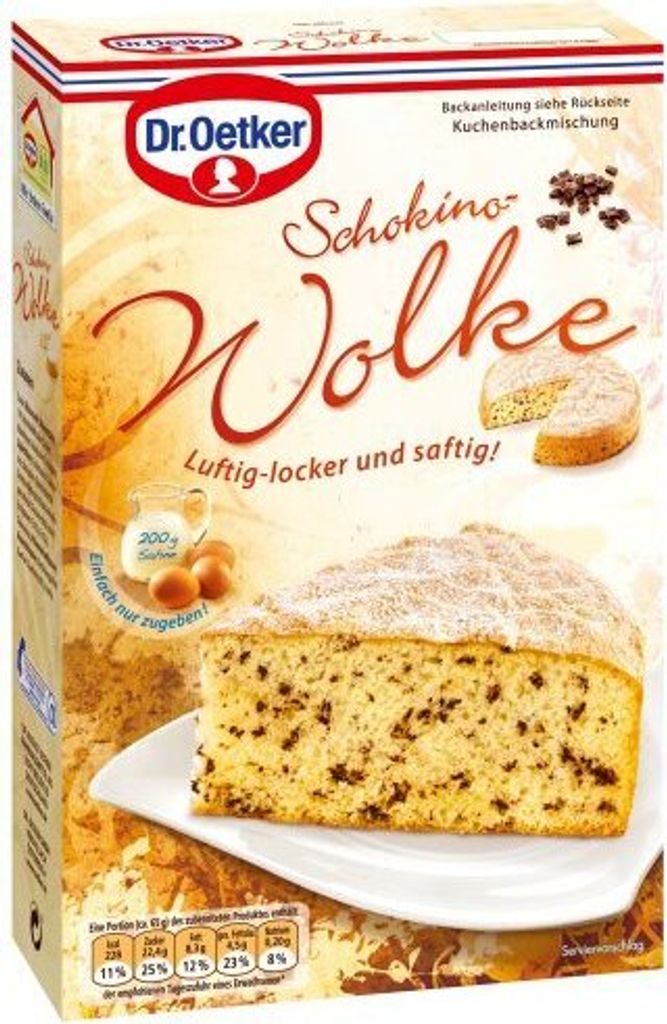 Mega Paradise Dr. Oetker Schokino Cloud, pack of 4 (4 x 485 g)