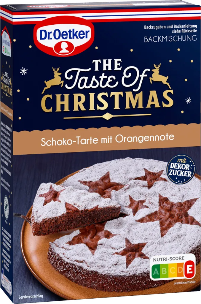 Mega Paradise Dr. Oetker Chocolate Tart with Orange Flavor Baking Mix 480g
