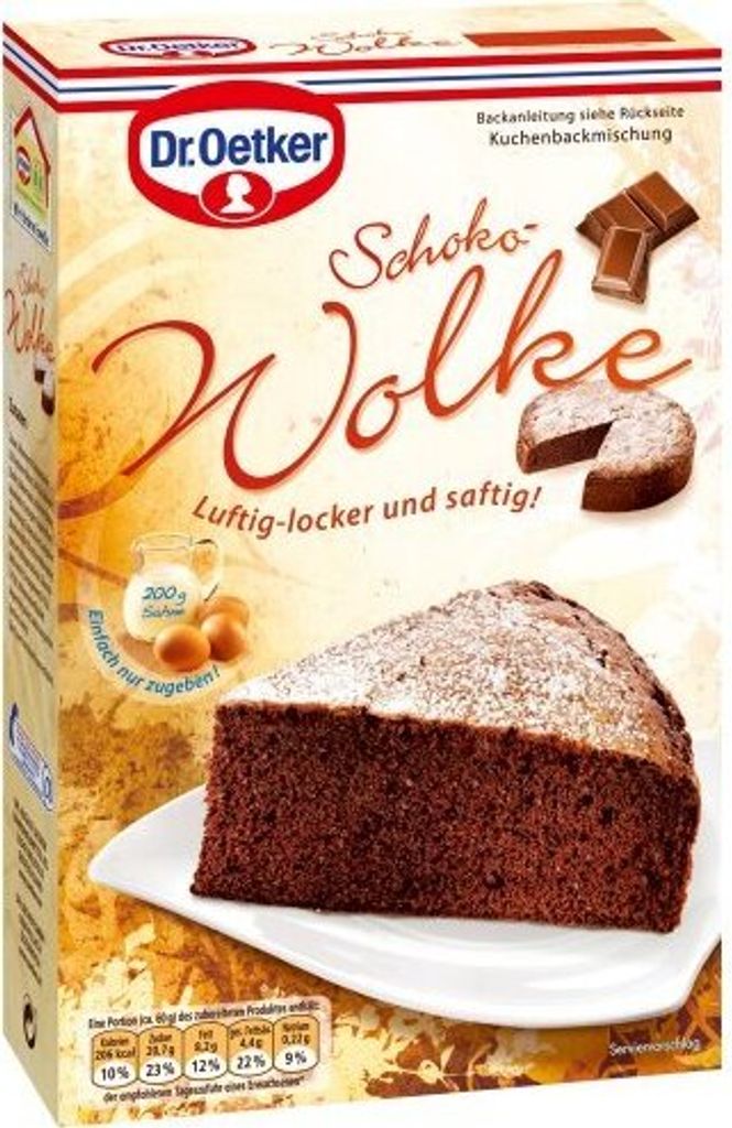 Mega Paradise Dr. Oetker Chocolate Cloud, 4-pack (4 x 455 g)