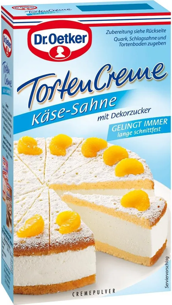 Mega Paradise Dr. Oetker Cheesecake Cream with Decorative Sugar