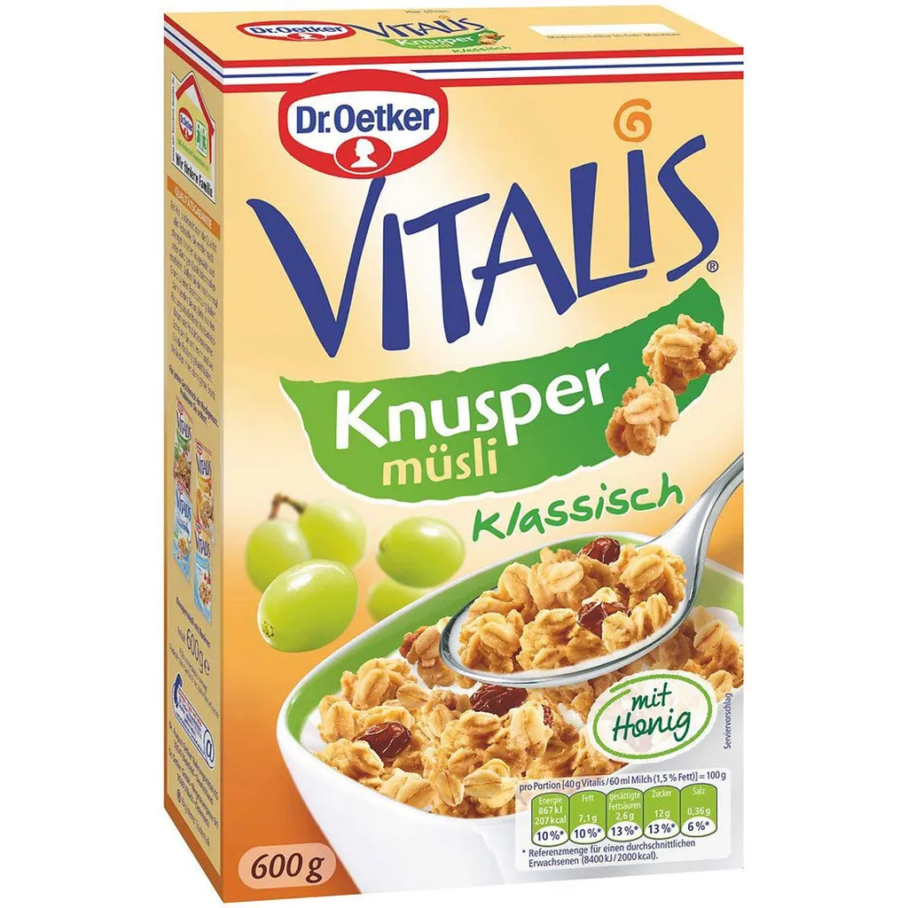 Dr. Oetker Dr.Oetker Vitalis crunchy muesli muesli 600.0 g
