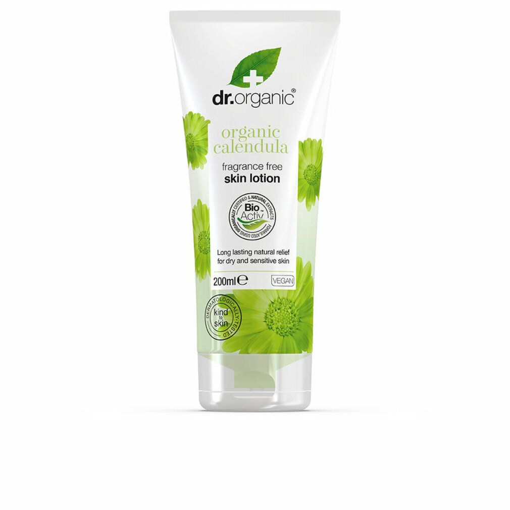Dr. Organic Loción Corporal Para Piel Sensible De Caléndula 0,2 l